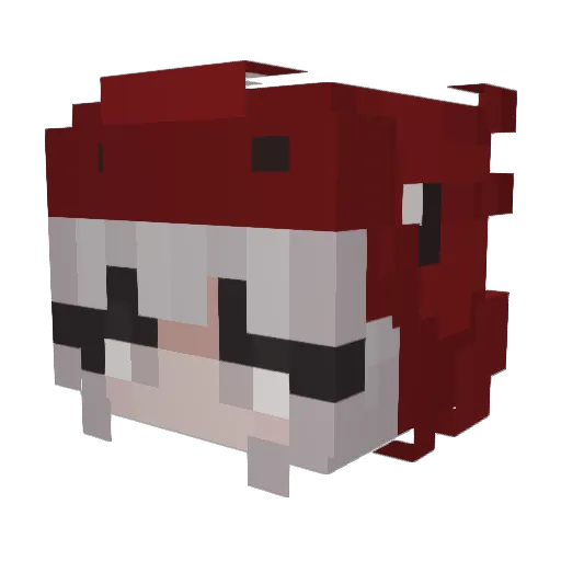 brxn432 Minecraft avatar head, 3D render