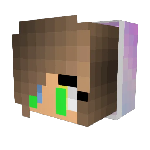 bry223 Minecraft avatar head, 3D render