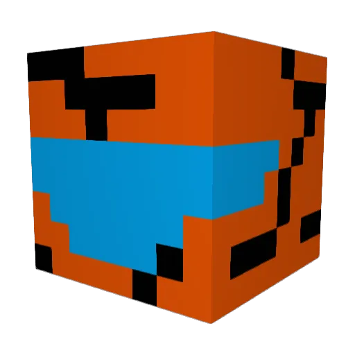 bry784 Minecraft avatar head, 3D render