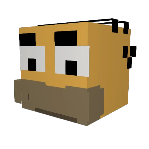 bryalTho Minecraft avatar head, 3D render