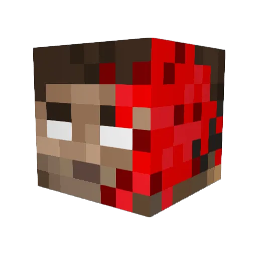 bryanc7777 Minecraft avatar head, 3D render