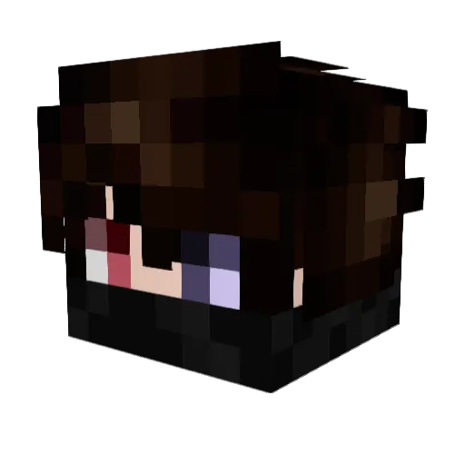 bryancooper Minecraft avatar head, 3D render