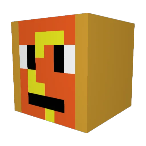bryanna4 Minecraft avatar head, 3D render