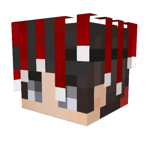 bryartz Minecraft avatar head, 3D render