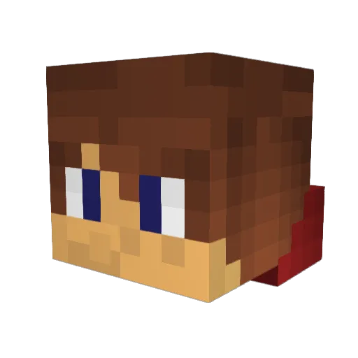 bryboy7 Minecraft avatar head, 3D render