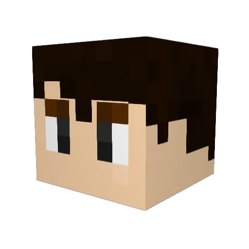 bryce015 Minecraft avatar head, 3D render