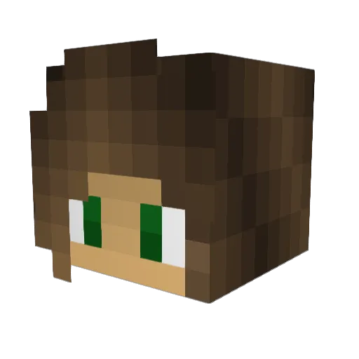 bryceaj22 Minecraft avatar head, 3D render