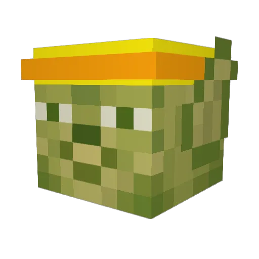 brycejohns1 Minecraft avatar head, 3D render