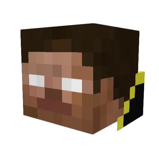 brycemereville Minecraft avatar head, 3D render