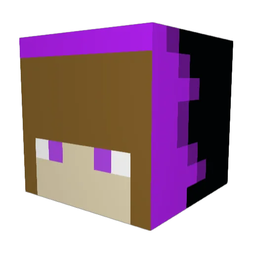 brycerulez Minecraft avatar head, 3D render