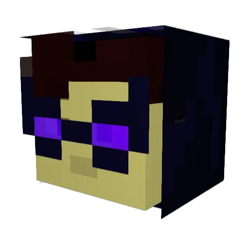 brydude1 Minecraft avatar head, 3D render
