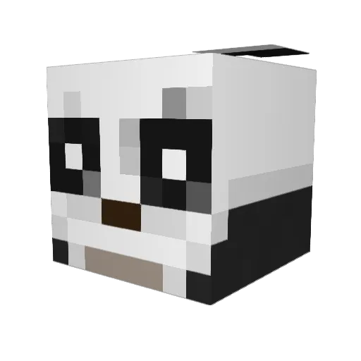 bryleeh Minecraft avatar head, 3D render