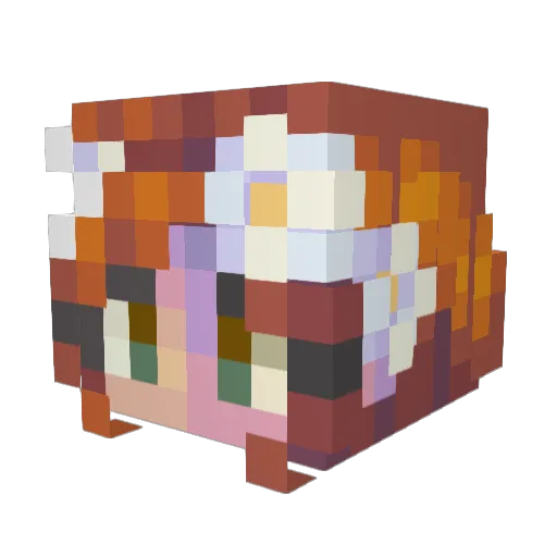bryley_ Minecraft avatar head, 3D render