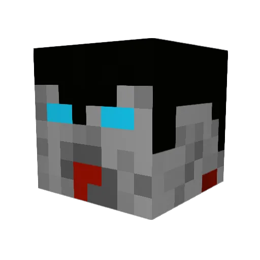 brymoe Minecraft avatar head, 3D render
