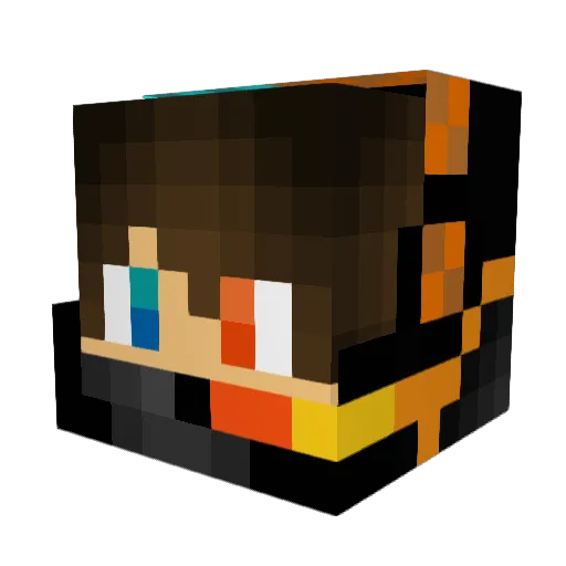 brynn0401 Minecraft avatar head, 3D render