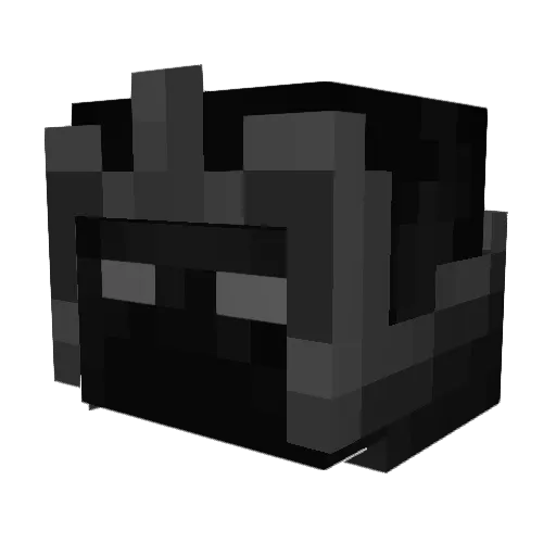 bryq Minecraft avatar head, 3D render