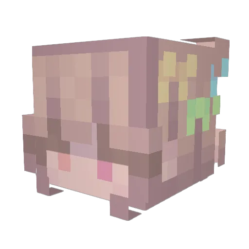 brysma Minecraft avatar head, 3D render