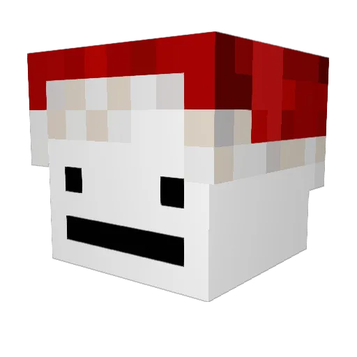 brz1952 Minecraft avatar head, 3D render