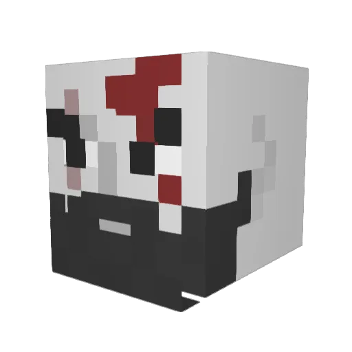 brzi_ Minecraft avatar head, 3D render