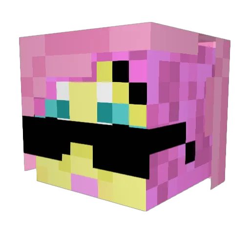 brzin2 Minecraft avatar head, 3D render
