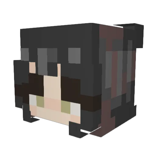 bs173 Minecraft avatar head, 3D render