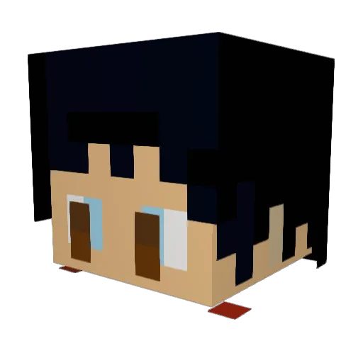 bs2003 Minecraft avatar head, 3D render