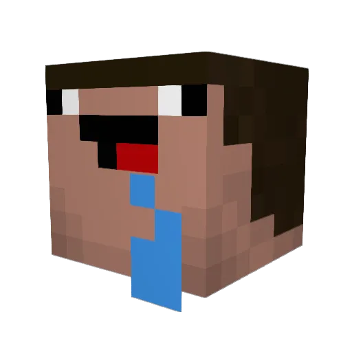 bsavage10 Minecraft avatar head, 3D render