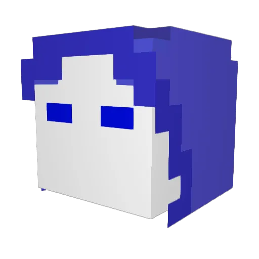 bsdlr Minecraft avatar head, 3D render