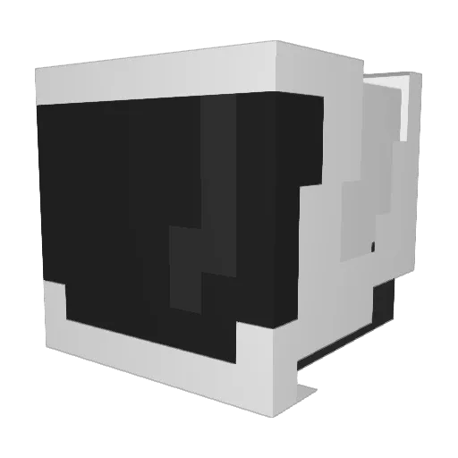 bshark735 Minecraft avatar head, 3D render