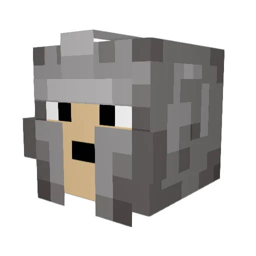 bsimbro Minecraft avatar head, 3D render