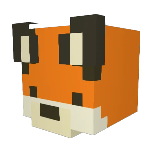 bsj102102 Minecraft avatar head, 3D render