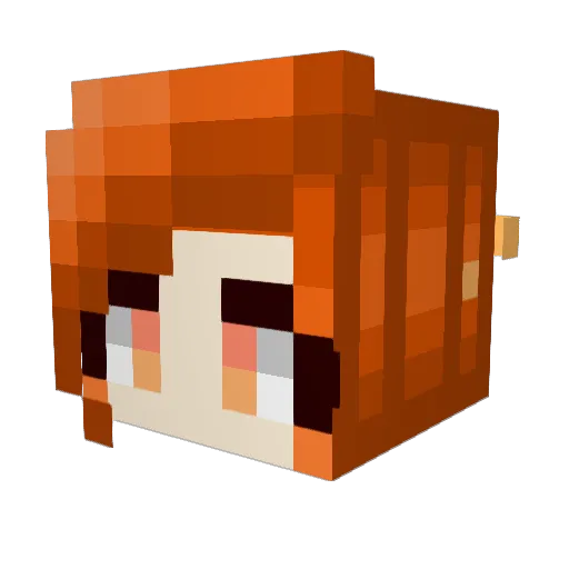 bsmith Minecraft avatar head, 3D render