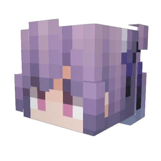 bss34 Minecraft avatar head, 3D render