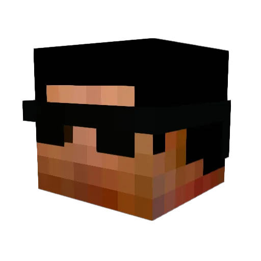 bsskmtzz Minecraft avatar head, 3D render