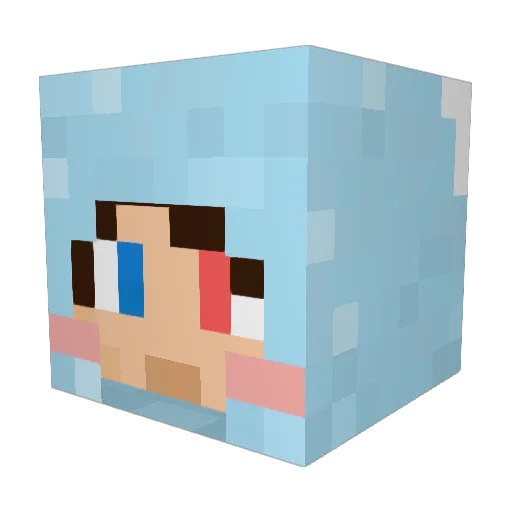 bstar46 Minecraft avatar head, 3D render