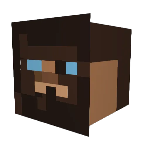 bstory2001 Minecraft avatar head, 3D render