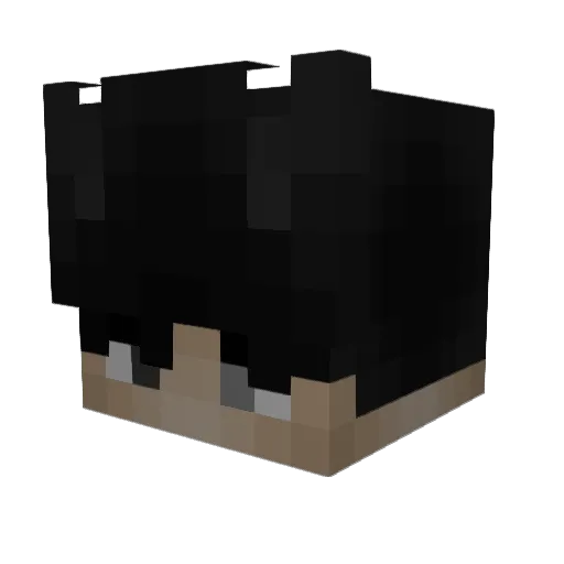 bstuv Minecraft avatar head, 3D render