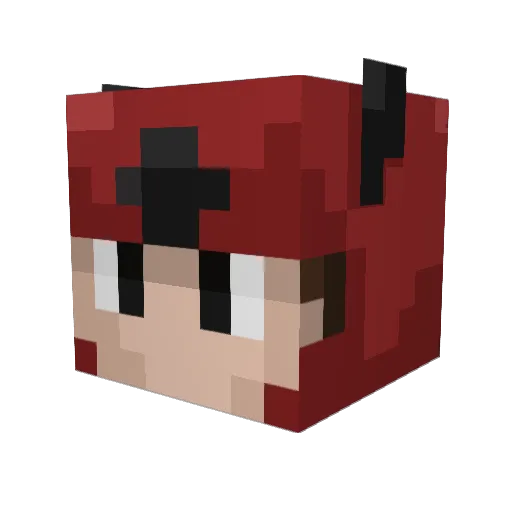 bswaby Minecraft avatar head, 3D render