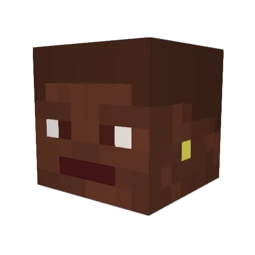 bsylafistia Minecraft avatar head, 3D render