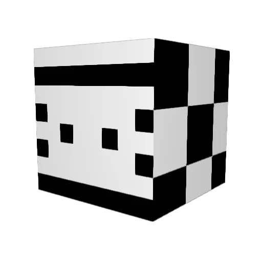 btanggc Minecraft avatar head, 3D render