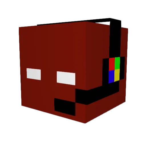 btcurrie Minecraft avatar head, 3D render