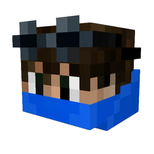 bthebossn1 Minecraft avatar head, 3D render