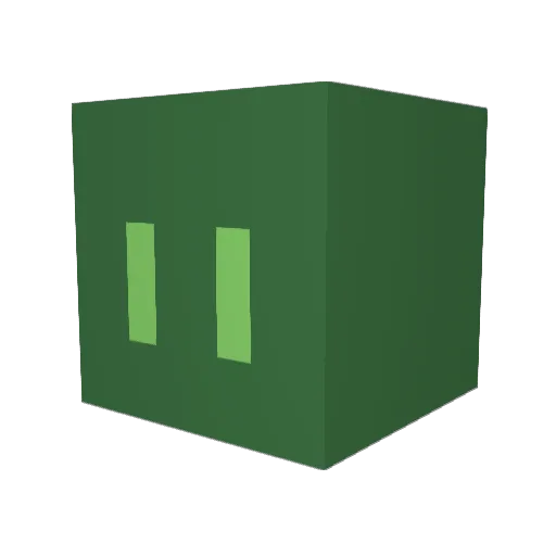bthsv Minecraft avatar head, 3D render