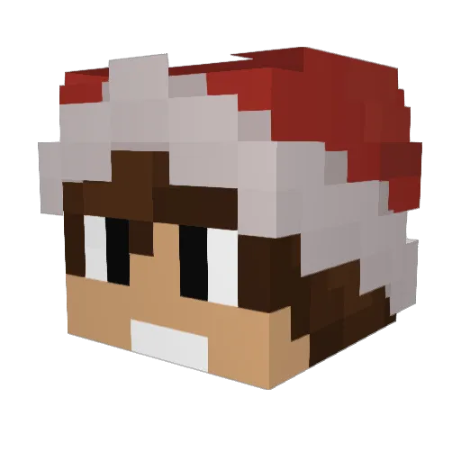 btkimchii Minecraft avatar head, 3D render