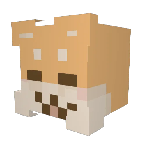 btmmxii Minecraft avatar head, 3D render