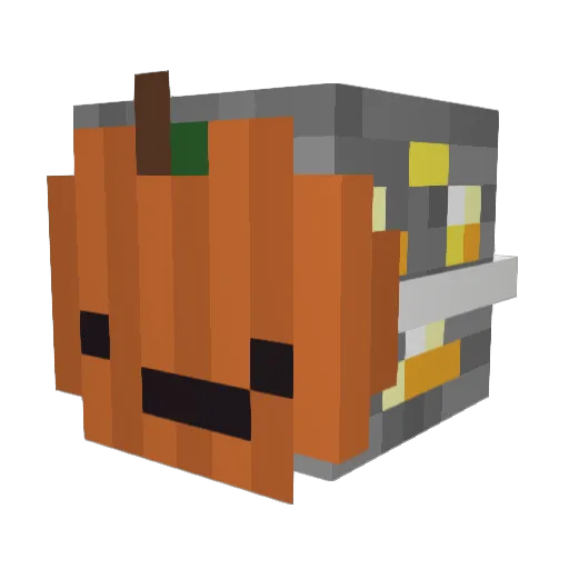 btoise Minecraft avatar head, 3D render