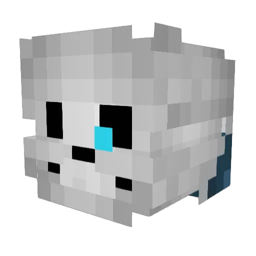 btron85 Minecraft avatar head, 3D render