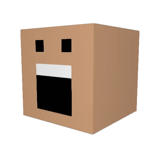 btsguy Minecraft avatar head, 3D render