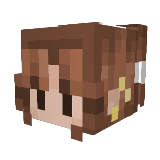 btssupremacy Minecraft avatar head, 3D render