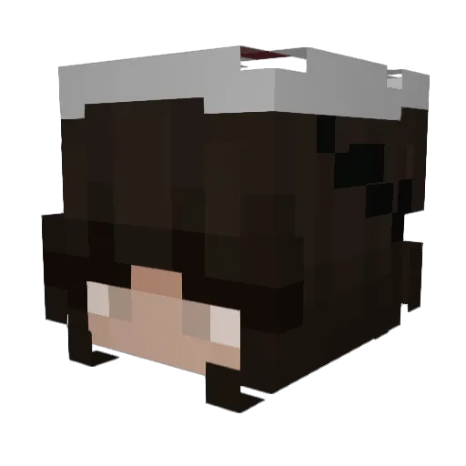 btwpanda Minecraft avatar head, 3D render